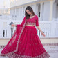 Embroidered Georgette Lehenga Choli Set