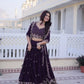 Embroidered Georgette Lehenga Choli Set