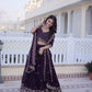 Embroidered Georgette Lehenga Choli Set