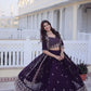 Embroidered Georgette Lehenga Choli Set