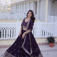 Embroidered Georgette Lehenga Choli Set