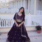 Embroidered Georgette Lehenga Choli Set