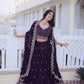 Embroidered Georgette Lehenga Choli Set