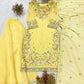 Butter Yellow Floral Suit