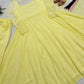 Lemon Sheer Sleeve Anarkali