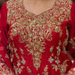 Sequin Embroidered Georgette Palazzo Suit