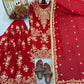 Sequin Embroidered Georgette Palazzo Suit