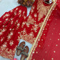 Sequin Embroidered Georgette Palazzo Suit