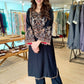 Black Roman Silk Embroidered Kurta Pant Set
