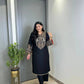 Black Roman Silk Embroidered Kurta Pant Set