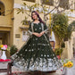 Designer Fox Georgette Embroidered Gown Set for Festive and Wedding Wear
