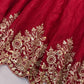 Red Sequin Embroidered Anarkali Set