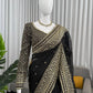 Embroidered Tibby Silk Designer Saree