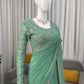 Elegant Embroidered Georgette Designer Saree