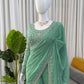 Elegant Embroidered Georgette Designer Saree