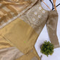 Pure Banarasi Viscose Lehenga Set with Mirror Work for Wedding and Festive Wear