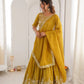 Heavy Shimmer Silk Embroidered Lehenga Set for Wedding and Festive Wear