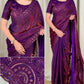 Dual-Tone Shimmer Fandy Satin Saree