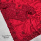 Crimson Beaded Sequin Saree