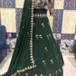Premium Faux Georgette Sequins Embroidered Lehenga Set for Wedding and Festive Wear