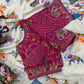 Ivory Printed Chinon Saree with Embroidery