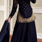 Viscose Velvet Embroidered Plazo Suit Set