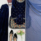 Viscose Velvet Embroidered Plazo Suit Set