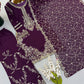 Maroon Sequin Embroidered Suit