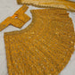 Mustard Dori Sequin Lehenga Set