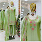 Elegant Chinon Silk Embroidered Suit Set for Festive and Wedding Wear