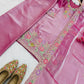 Elegant Chinon Silk Embroidered Suit Set for Festive and Wedding Wear
