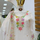 Elegant Chinon Silk Embroidered Suit Set for Festive and Wedding Wear