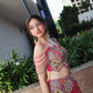 Pink Vichitra Silk Tassel Lehenga Choli