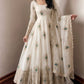 Peacock Feather Embroidered Anarkali Set