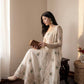 Peacock Feather Embroidered Anarkali Set