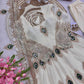 Peacock Feather Embroidered Anarkali Set