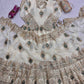 Peacock Feather Embroidered Anarkali Set