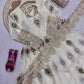 Peacock Feather Embroidered Anarkali Set