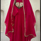 Mul Chanderi Anarkali with Embroidered Yoke