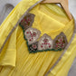 Mul Chanderi Anarkali with Embroidered Yoke
