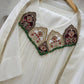 Mul Chanderi Anarkali with Embroidered Yoke