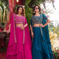 Designer Vichitra Silk Embroidered Lehenga Choli Set for Wedding and Festive Wear