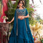 Designer Vichitra Silk Embroidered Lehenga Choli Set for Wedding and Festive Wear
