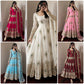 Peacock Feather Embroidered Anarkali Set