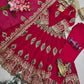 Peacock Feather Embroidered Anarkali Set
