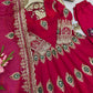 Peacock Feather Embroidered Anarkali Set