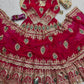 Peacock Feather Embroidered Anarkali Set