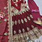Peacock Feather Embroidered Anarkali Set