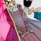 Teal Copper Shimmer Silk Anarkali Set