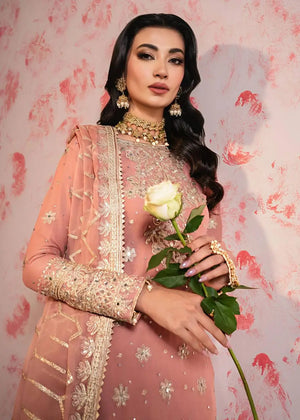 Designer Faux Georgette Embroidered Sharara Set